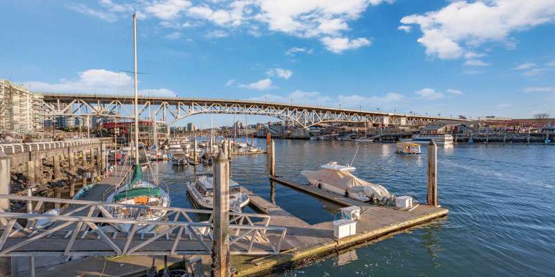 Yacht Harbour Pointe's secured private marina for your boat